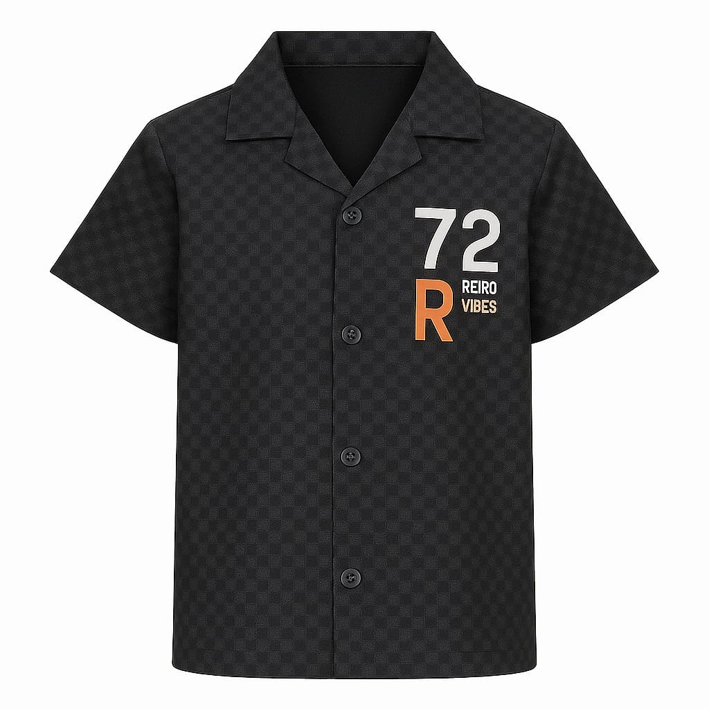 Black Co-ords Set-Unisex (8-12 Years)
