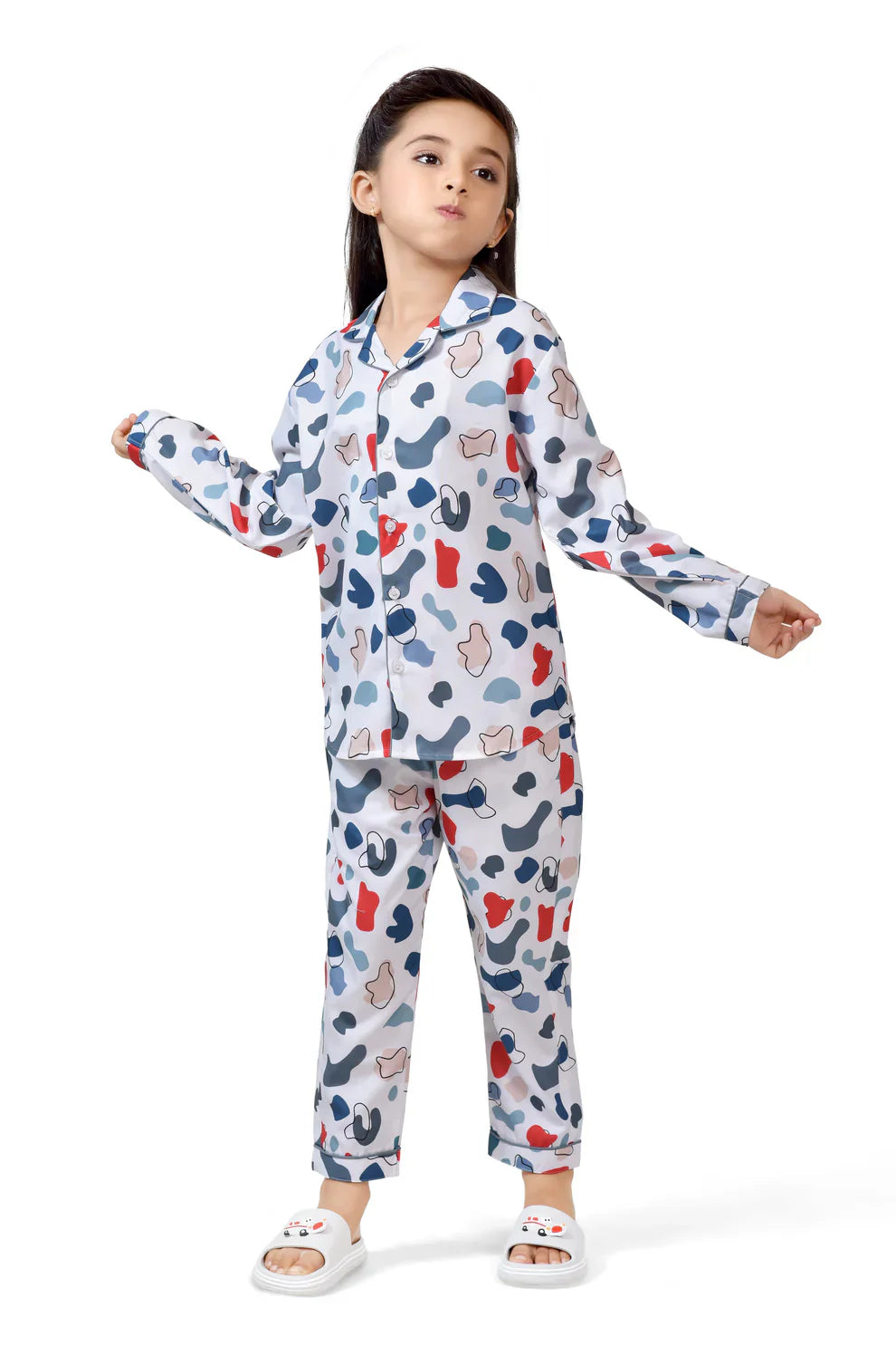 Organic Cotton Multi Patch Night Suit