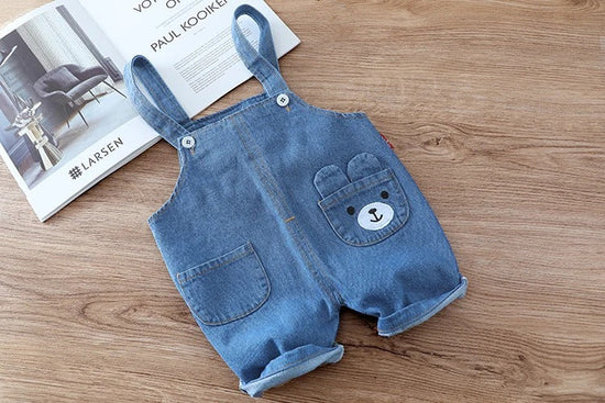 Organic Cotton Yellow Lemon T-Shirt With Denim Dungaree