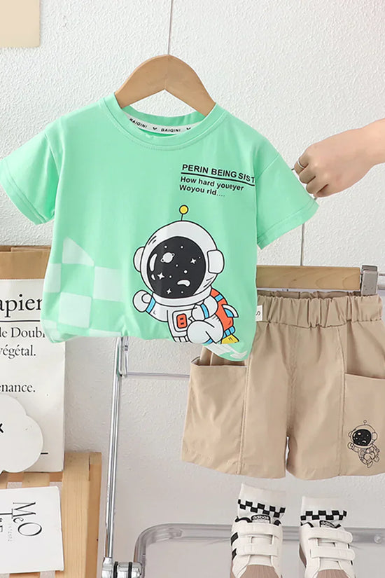 Unisex Organic Cotton Astronaut T-shirt With Short