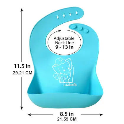 100% Silicone Bib - BPA Free