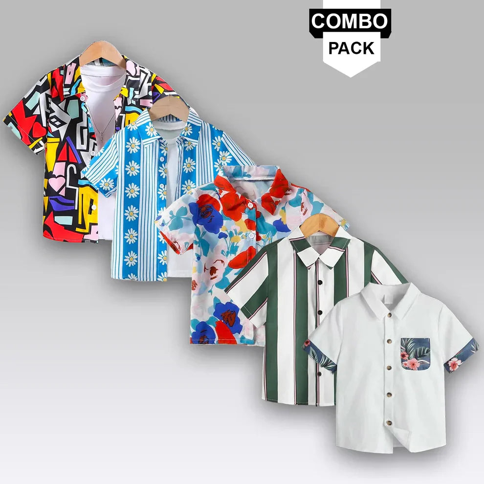 Organic Cotton Shirt (Pack Of 5)